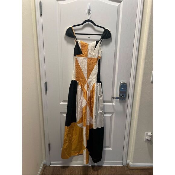 SWF CAP SLEEVE SHIRRED Maxi Dress - Future Focused size S NWT $399 - Picture 6 of 9